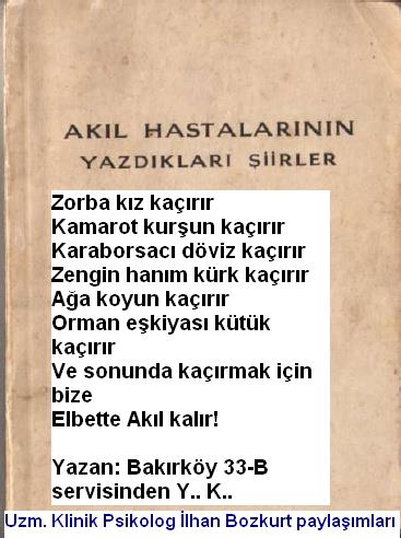 kaçırır şiirir